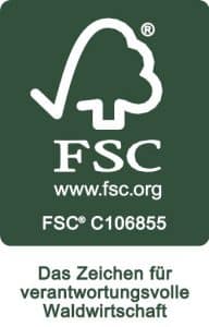 Großes FSC Logo in grün